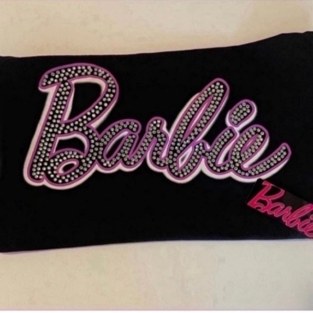 New Barbie Bling Rhinestone T-Shirt Women’s Size Small - Picture 3 of 6